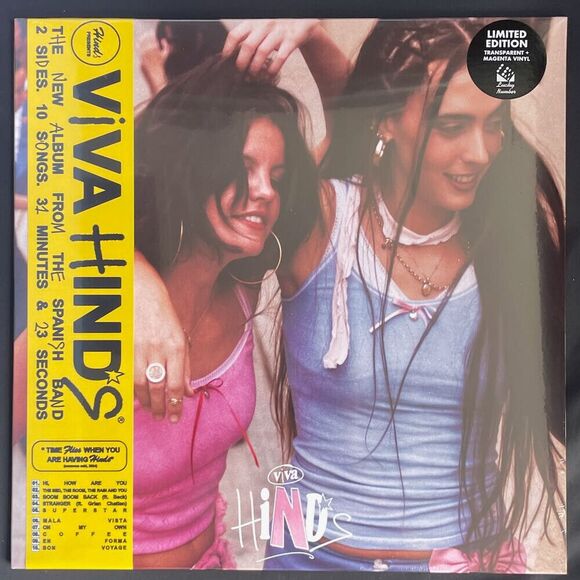 Hinds , Viva Hinds NEW Magenta in Clear Colored Vinyl, LP, Lucky Number, 2024 - Picture 1 of 3